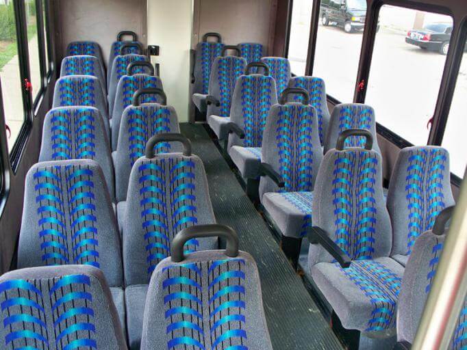 Erie 25 Passenger Mini Bus Interior
