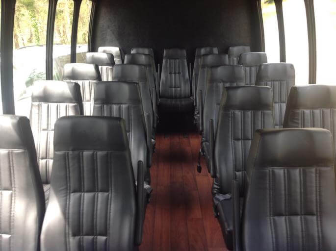 Cleveland 30 Passenger Shuttle Bus Interior