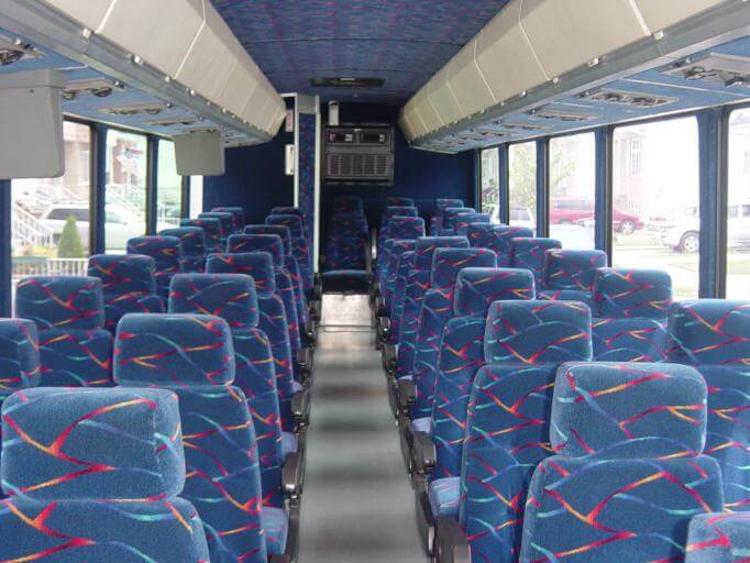 Fort Wayne 35 Passenger Shuttle Bus Interior
