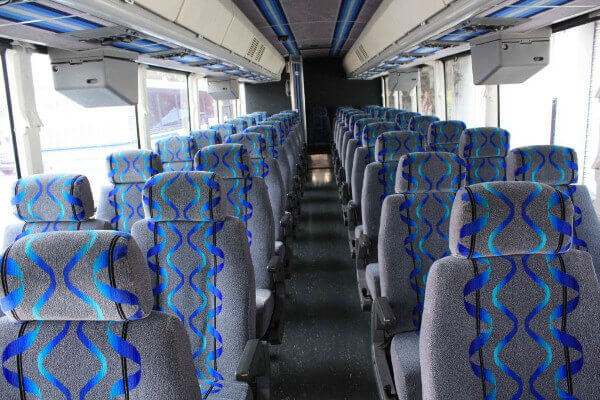 Cincinnati 40 Passenger Coach Bus Interior