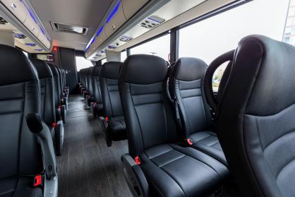 Erie 45 Passenger Mini Coach Interior