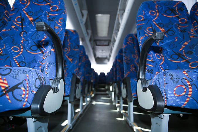 Cincinnati 47-56 Passenger Charter Buses Interior